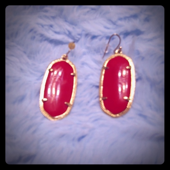 Kendra Scott Jewelry Red Earrings Poshmark